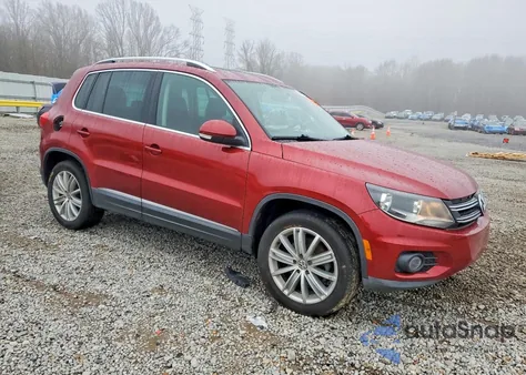 2014 Volkswagen Tiguan S из США, поврежденный, VIN WVGAV3AX4EW022313